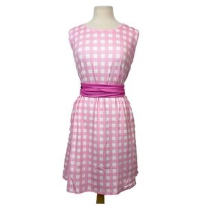 K Pop Studio Pink Gingham Barbie Dress